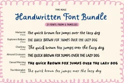 Beloved Handwritten Font Bundle