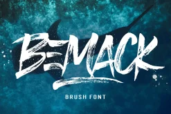 Bemack Brush Font