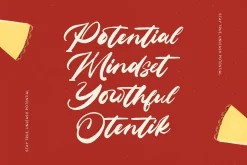 Benton Achita Bold Brush Font
