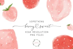 Berry Sweet Strawberry Fruit Clipart