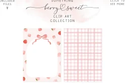 Berry Sweet Strawberry Fruit Clipart