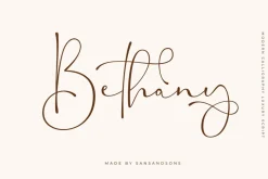 Bethany Script - Elegant Font