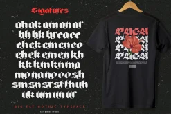 Big Fat Gothic Blackletter Typeface