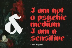 Big Fat Gothic Blackletter Typeface