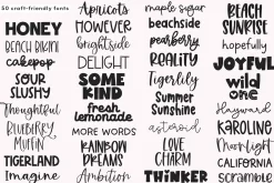 Big Font Bundle | 50 Fonts