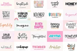 Big Font Bundle | 50 Fonts