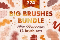 Big Procreate Brushes Bundle