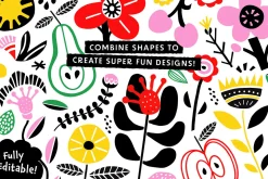 Big Folky Bundle 4 in 1 Vector Set