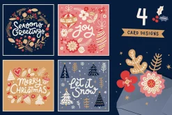 Big Folky Bundle 4 in 1 Vector Set
