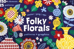 Big Folky Bundle 4 in 1 Vector Set