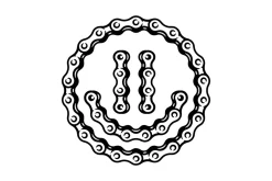 BIKE CHAIN PATTERN BRUSH