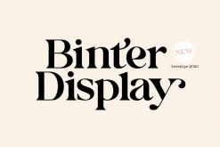 Binter Display | Classy Serif