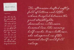 Birds & Honné Romantic Handwritten