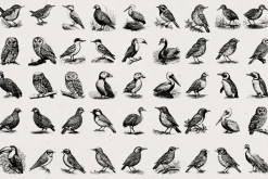 260 Birds Illustrations
