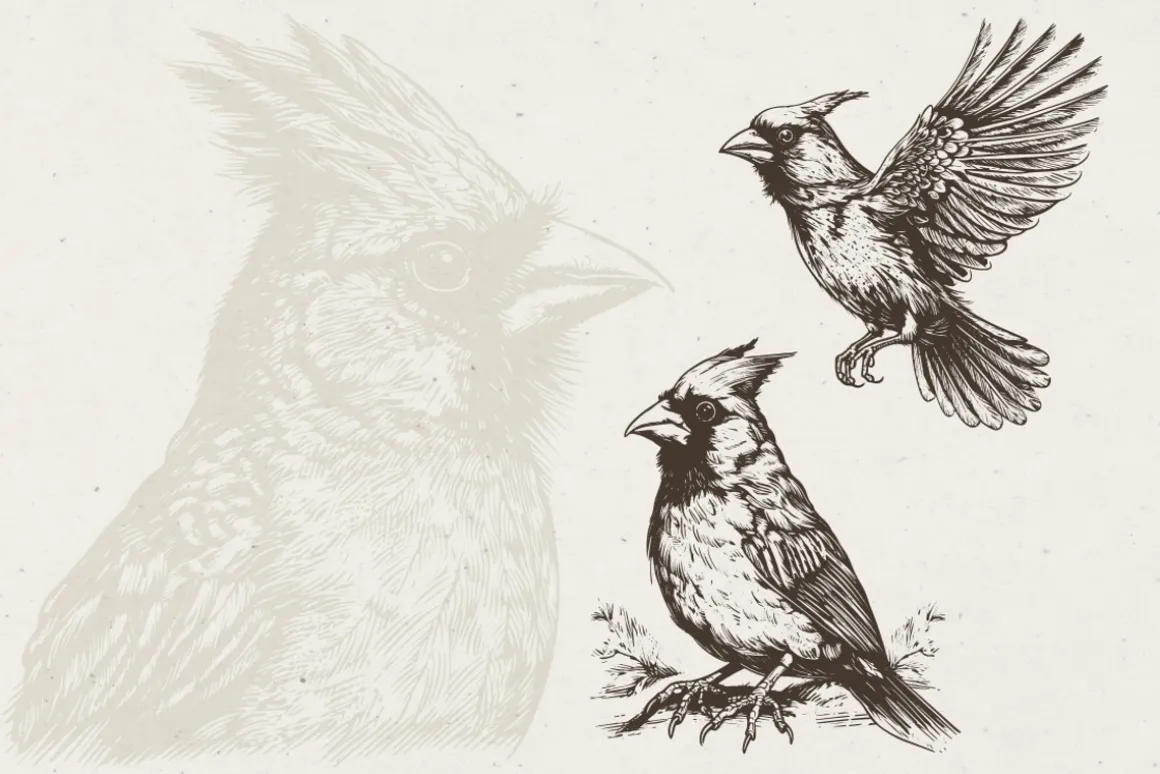 260 Birds Illustrations