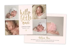 Birth Announcement Template CB129