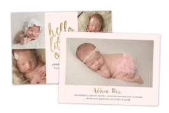 Birth Announcement Template CB129