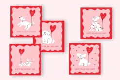 Birthday Dogs Clipart