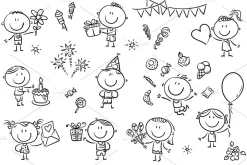 Birthday Party Kids Set