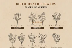 Birth Month Flower Bouquet Bundle