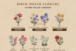 Birth Month Flower Bouquet Bundle