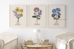 Birth Month Flower Bouquet Bundle