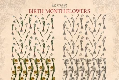 Birth Month Flowers Handcrafted