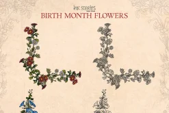 Birth Month Flowers Handcrafted