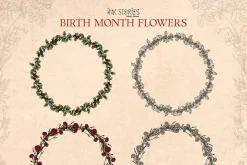 Birth Month Flowers Handcrafted