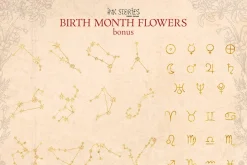 Birth Month Flowers Handcrafted