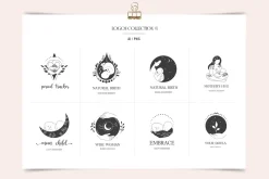 Birth story - collection of logos