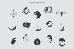 Birth story - collection of logos