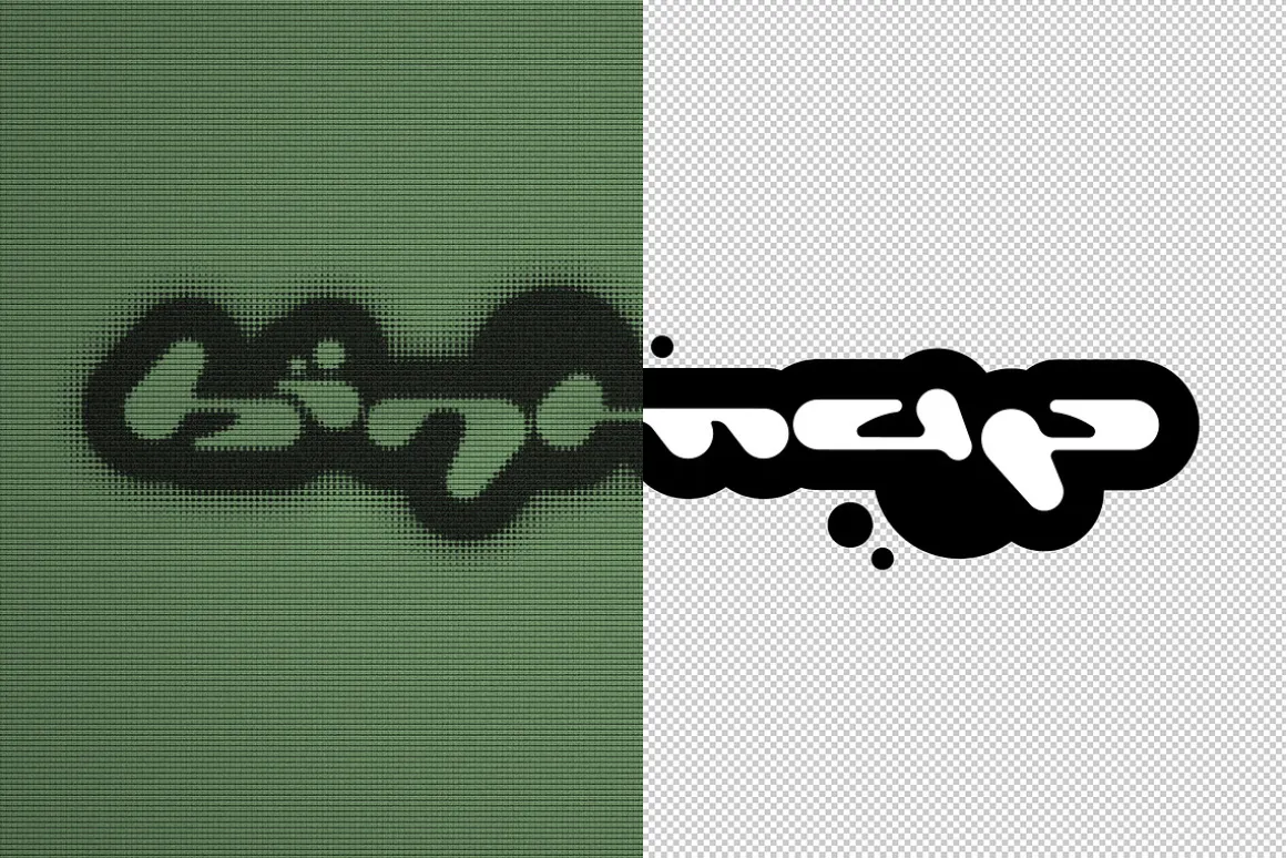 Bitmap Rasterize Copier Effect PSD