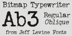 Bitmap Typewriter JNL