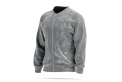 Black Men's Bomber Jacket 3D Model