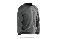 Black Men's Bomber Jacket 3D Model