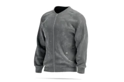 Black Men's Bomber Jacket 3D Model