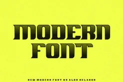 Black Generic Font