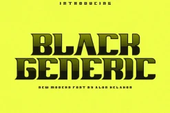 Black Generic Font