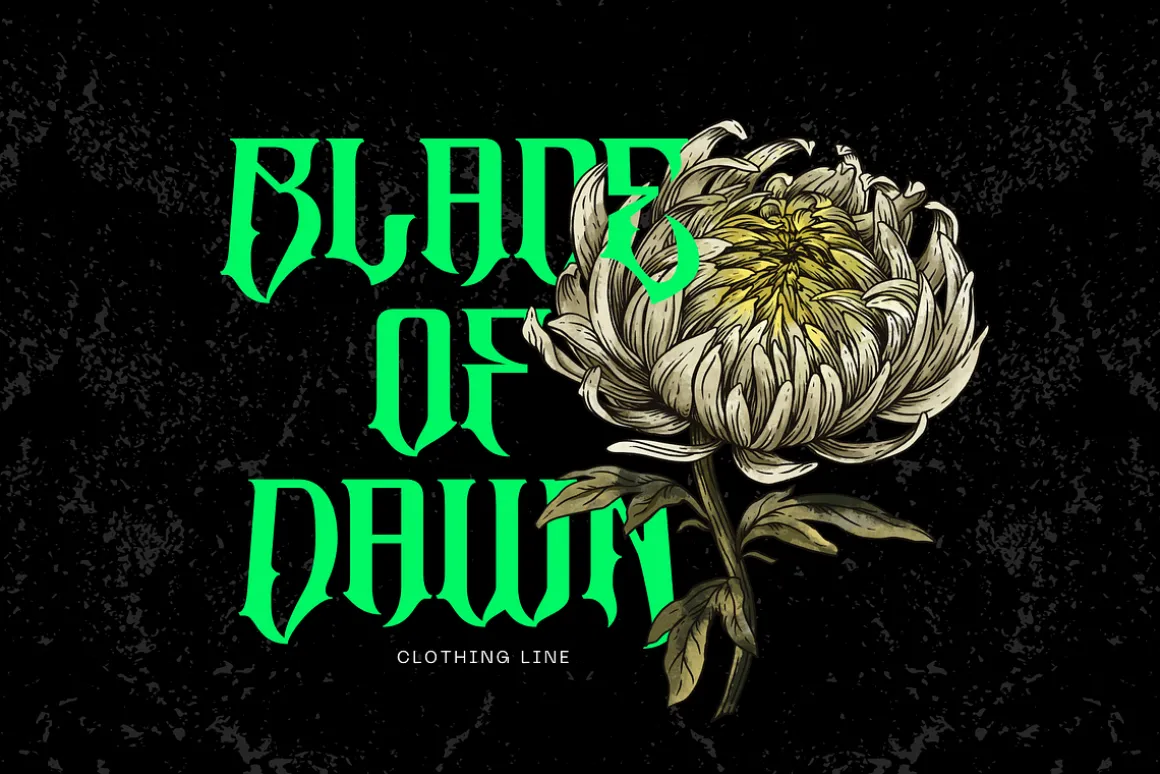 Blackletter Logo Font - Altar Gothic
