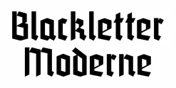 Blackletter Moderne JNL