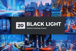 20 Black Light LR Presets