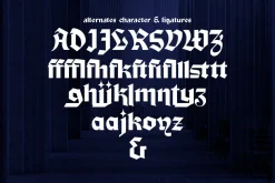 Black Magma Modern Blackletter