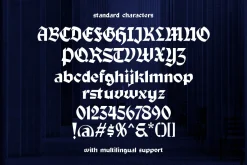 Black Magma Modern Blackletter