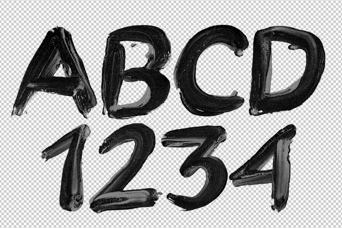 Black Paint Font
