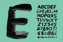 Black Paint Font