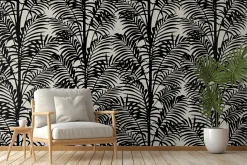 Black Palm Leaves
