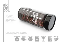 Black Pepper Jar Mockup