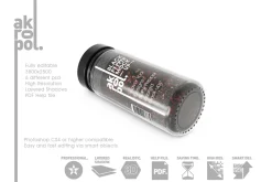 Black Pepper Jar Mockup
