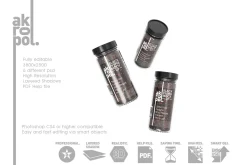Black Pepper Jar Mockup